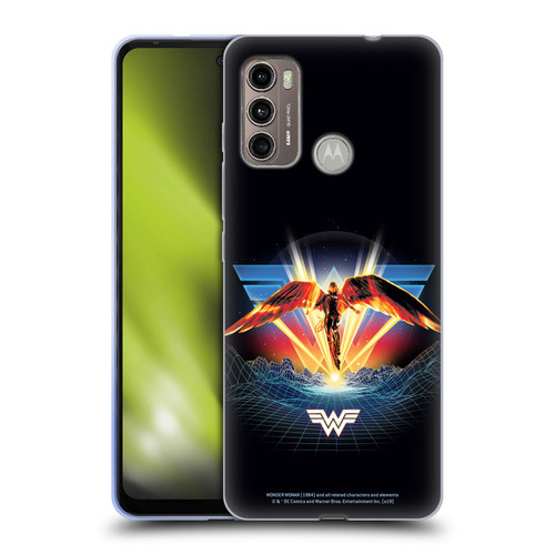 Wonder Woman 1984 80's Graphics Golden Armour Soft Gel Case for Motorola Moto G60 / Moto G40 Fusion