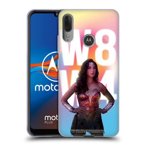 Wonder Woman 1984 80's Graphics Costume Soft Gel Case for Motorola Moto E6 Plus