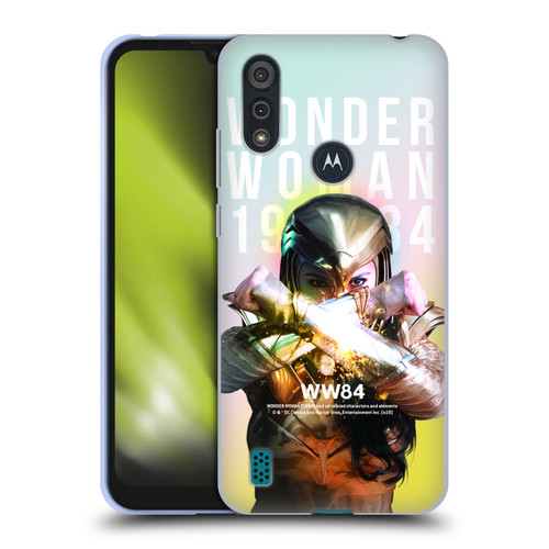 Wonder Woman 1984 80's Graphics Bracelet Of Submission Soft Gel Case for Motorola Moto E6s (2020)