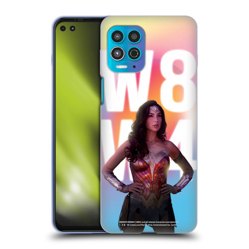 Wonder Woman 1984 80's Graphics Costume Soft Gel Case for Motorola Moto G100