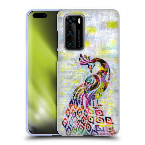 Artpoptart Animals Peacock Soft Gel Case for Huawei P40 5G