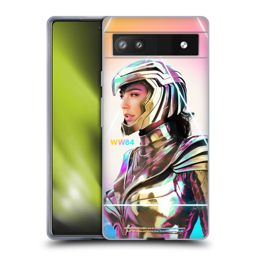 Wonder Woman 1984 80's Graphics Golden Armour 3 Soft Gel Case for Google Pixel 6a