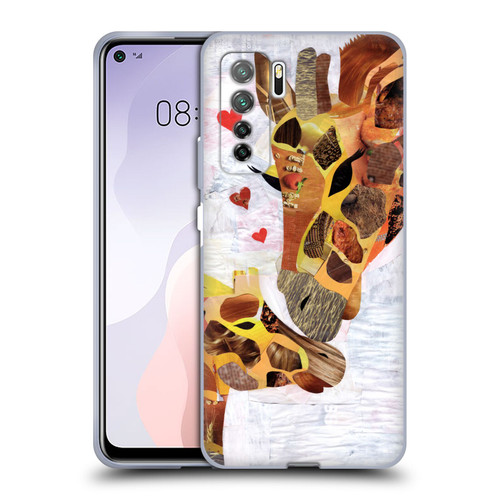 Artpoptart Animals Sweet Giraffes Soft Gel Case for Huawei Nova 7 SE/P40 Lite 5G