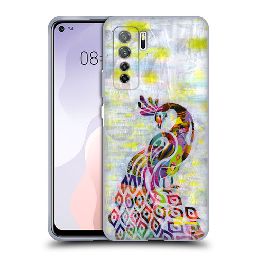 Artpoptart Animals Peacock Soft Gel Case for Huawei Nova 7 SE/P40 Lite 5G
