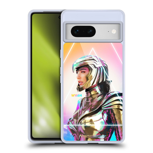 Wonder Woman 1984 80's Graphics Golden Armour 3 Soft Gel Case for Google Pixel 7