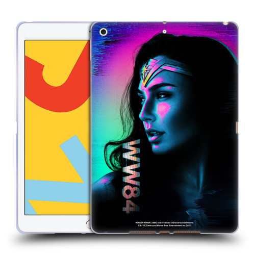 Wonder Woman 1984 80's Graphics Glitch Soft Gel Case for Apple iPad 10.2 2019/2020/2021