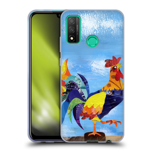 Artpoptart Animals Colorful Rooster Soft Gel Case for Huawei P Smart (2020)