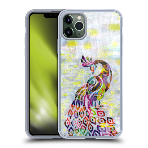 Artpoptart Animals Peacock Soft Gel Case for Apple iPhone 11 Pro Max