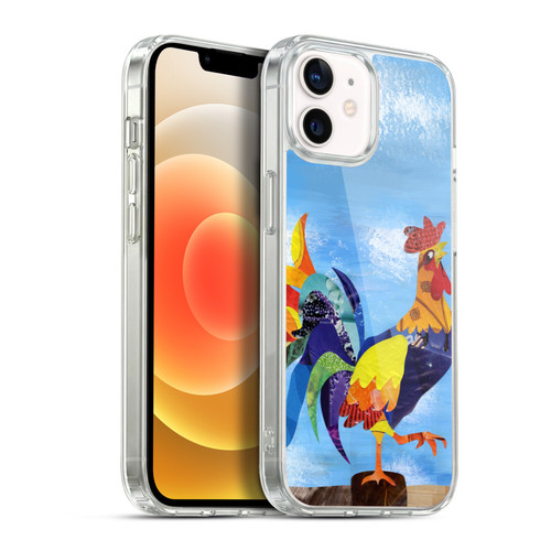 Artpoptart Animals Colorful Rooster Soft Gel Case for Apple iPhone 12 / iPhone 12 Pro & MagSafe