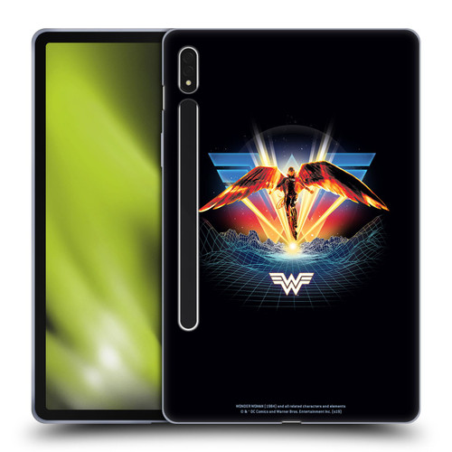 Wonder Woman 1984 80's Graphics Golden Armour Soft Gel Case for Samsung Galaxy Tab S8