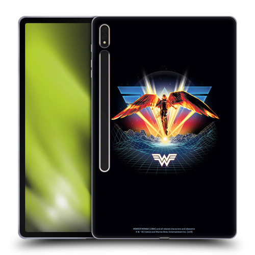 Wonder Woman 1984 80's Graphics Golden Armour Soft Gel Case for Samsung Galaxy Tab S8 Plus