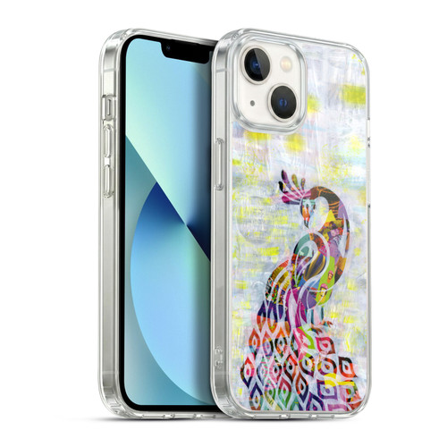 Artpoptart Animals Peacock Soft Gel Case for Apple iPhone 13