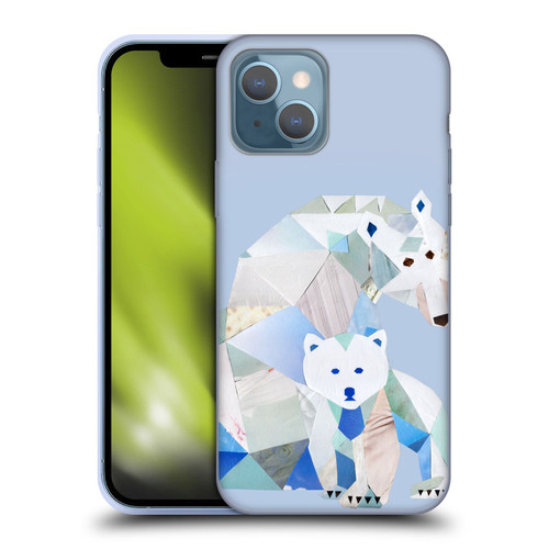 Artpoptart Animals Polar Bears Soft Gel Case for Apple iPhone 13