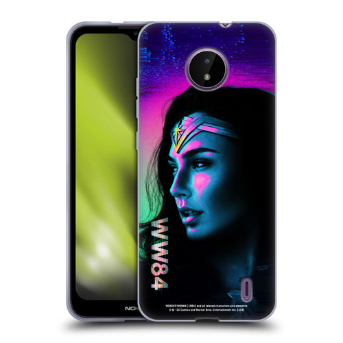 Wonder Woman 1984 80's Graphics Glitch Soft Gel Case for Nokia C10 / C20