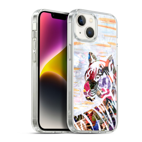 Artpoptart Animals Tiger Soft Gel Case for Apple iPhone 14