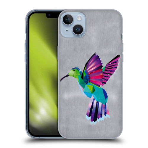 Artpoptart Animals Hummingbird Soft Gel Case for Apple iPhone 14 Plus