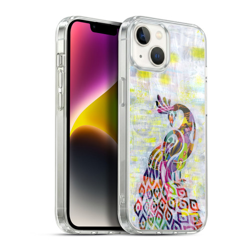 Artpoptart Animals Peacock Soft Gel Case for Apple iPhone 14 Plus & MagSafe
