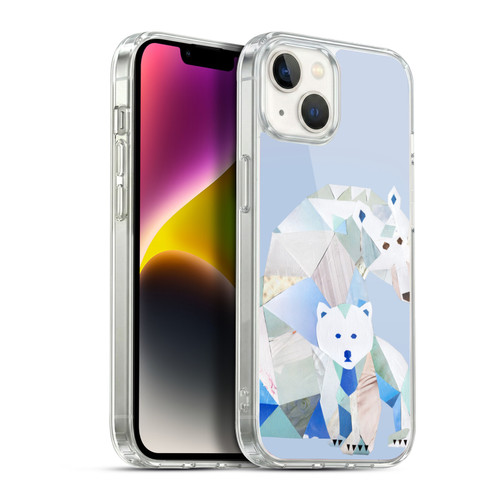 Artpoptart Animals Polar Bears Soft Gel Case for Apple iPhone 14 Plus & MagSafe