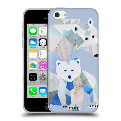 Artpoptart Animals Polar Bears Soft Gel Case for Apple iPhone 5c