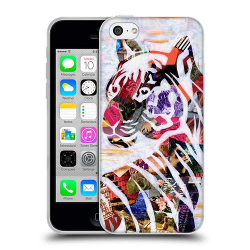 Artpoptart Animals Tiger Soft Gel Case for Apple iPhone 5c