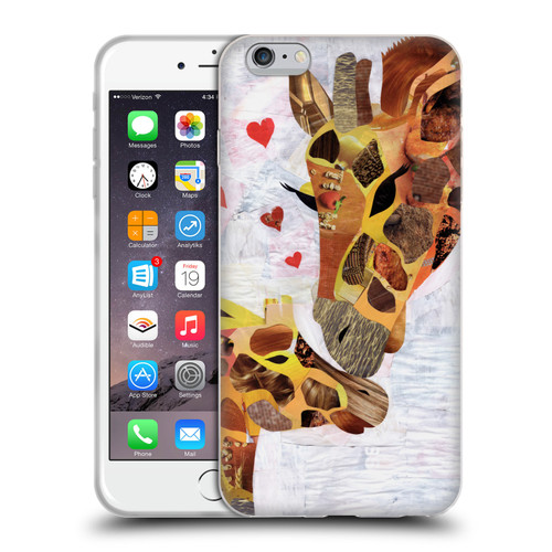 Artpoptart Animals Sweet Giraffes Soft Gel Case for Apple iPhone 6 Plus / iPhone 6s Plus