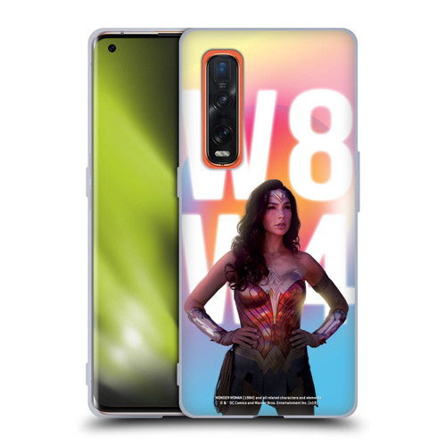 Wonder Woman 1984 80's Graphics Costume Soft Gel Case for OPPO Find X2 Pro 5G