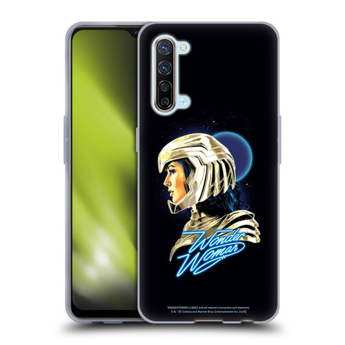 Wonder Woman 1984 80's Graphics Golden Armour 2 Soft Gel Case for OPPO Find X2 Lite 5G