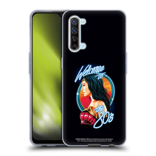 Wonder Woman 1984 80's Graphics Welcome Soft Gel Case for OPPO Find X2 Lite 5G