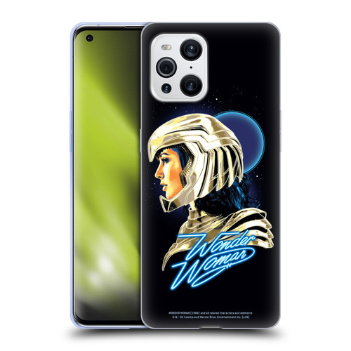 Wonder Woman 1984 80's Graphics Golden Armour 2 Soft Gel Case for OPPO Find X3 / Pro