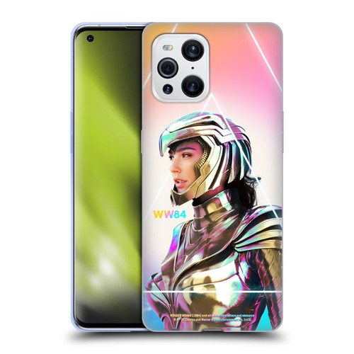 Wonder Woman 1984 80's Graphics Golden Armour 3 Soft Gel Case for OPPO Find X3 / Pro