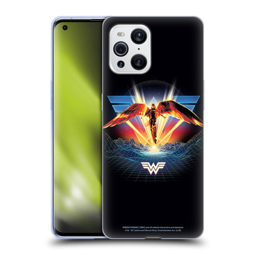 Wonder Woman 1984 80's Graphics Golden Armour Soft Gel Case for OPPO Find X3 / Pro