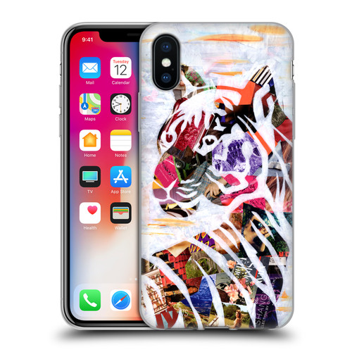 Artpoptart Animals Tiger Soft Gel Case for Apple iPhone X / iPhone XS