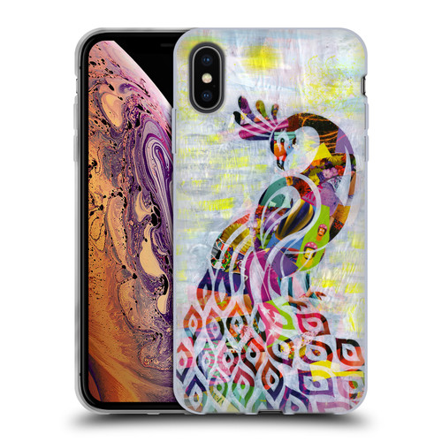 Artpoptart Animals Peacock Soft Gel Case for Apple iPhone XS Max