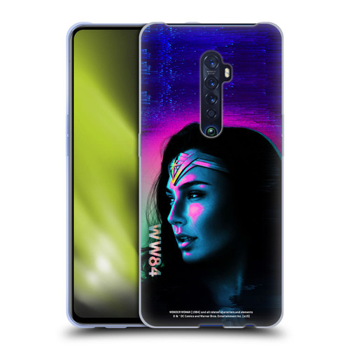 Wonder Woman 1984 80's Graphics Glitch Soft Gel Case for OPPO Reno 2