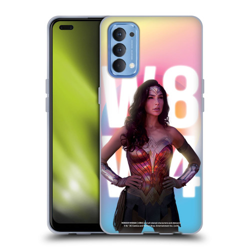 Wonder Woman 1984 80's Graphics Costume Soft Gel Case for OPPO Reno 4 5G