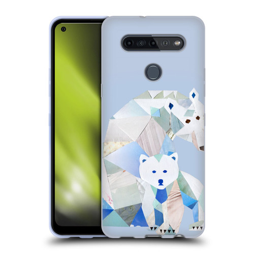 Artpoptart Animals Polar Bears Soft Gel Case for LG K51S
