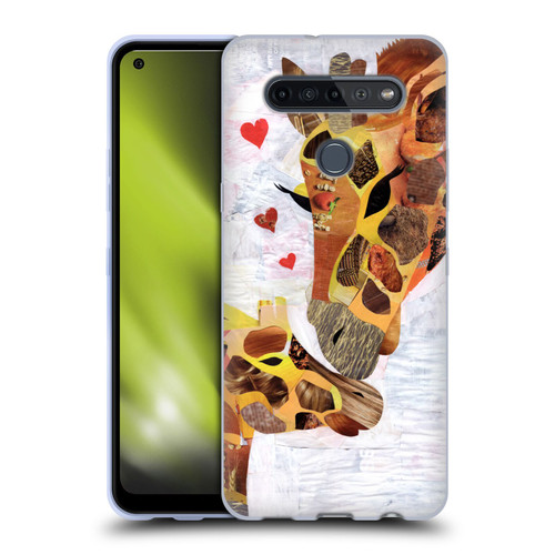 Artpoptart Animals Sweet Giraffes Soft Gel Case for LG K51S