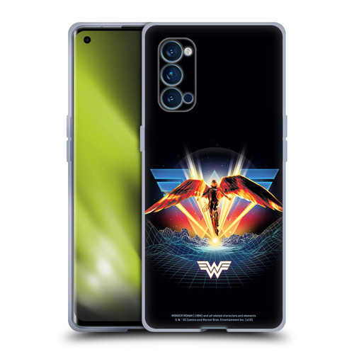 Wonder Woman 1984 80's Graphics Golden Armour Soft Gel Case for OPPO Reno 4 Pro 5G