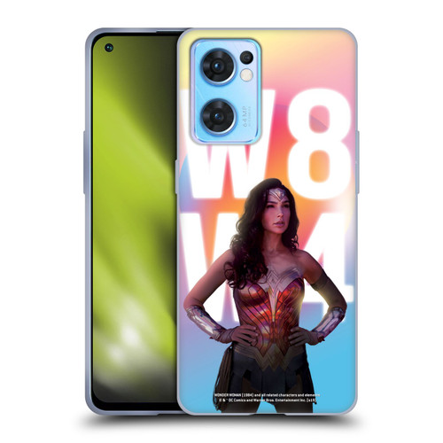 Wonder Woman 1984 80's Graphics Costume Soft Gel Case for OPPO Reno7 5G / Find X5 Lite