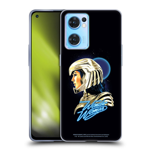 Wonder Woman 1984 80's Graphics Golden Armour 2 Soft Gel Case for OPPO Reno7 5G / Find X5 Lite