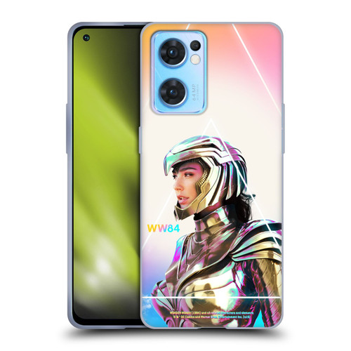 Wonder Woman 1984 80's Graphics Golden Armour 3 Soft Gel Case for OPPO Reno7 5G / Find X5 Lite