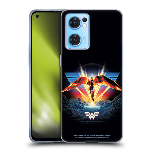 Wonder Woman 1984 80's Graphics Golden Armour Soft Gel Case for OPPO Reno7 5G / Find X5 Lite