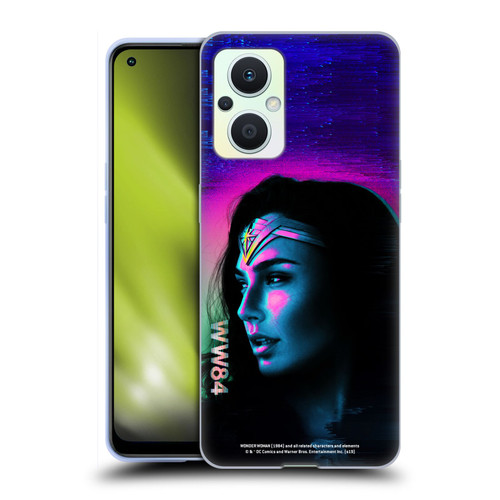 Wonder Woman 1984 80's Graphics Glitch Soft Gel Case for OPPO Reno8 Lite