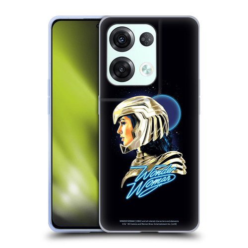 Wonder Woman 1984 80's Graphics Golden Armour 2 Soft Gel Case for OPPO Reno8 Pro
