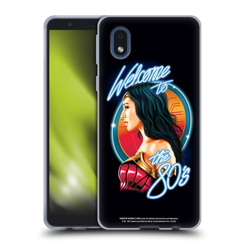 Wonder Woman 1984 80's Graphics Welcome Soft Gel Case for Samsung Galaxy A01 Core (2020)