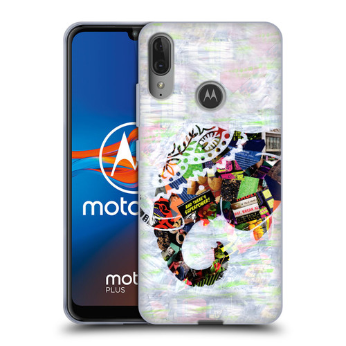 Artpoptart Animals Elephant Soft Gel Case for Motorola Moto E6 Plus