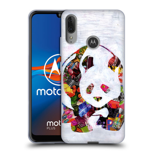 Artpoptart Animals Panda Soft Gel Case for Motorola Moto E6 Plus