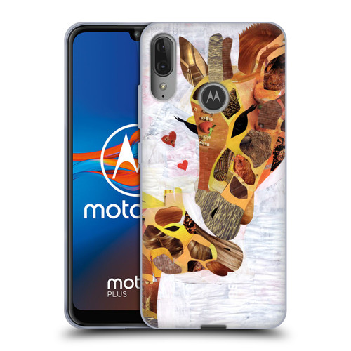 Artpoptart Animals Sweet Giraffes Soft Gel Case for Motorola Moto E6 Plus