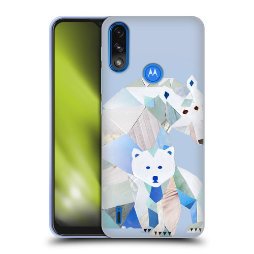 Artpoptart Animals Polar Bears Soft Gel Case for Motorola Moto E7 Power / Moto E7i Power