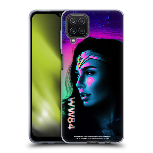 Wonder Woman 1984 80's Graphics Glitch Soft Gel Case for Samsung Galaxy A12 (2020)